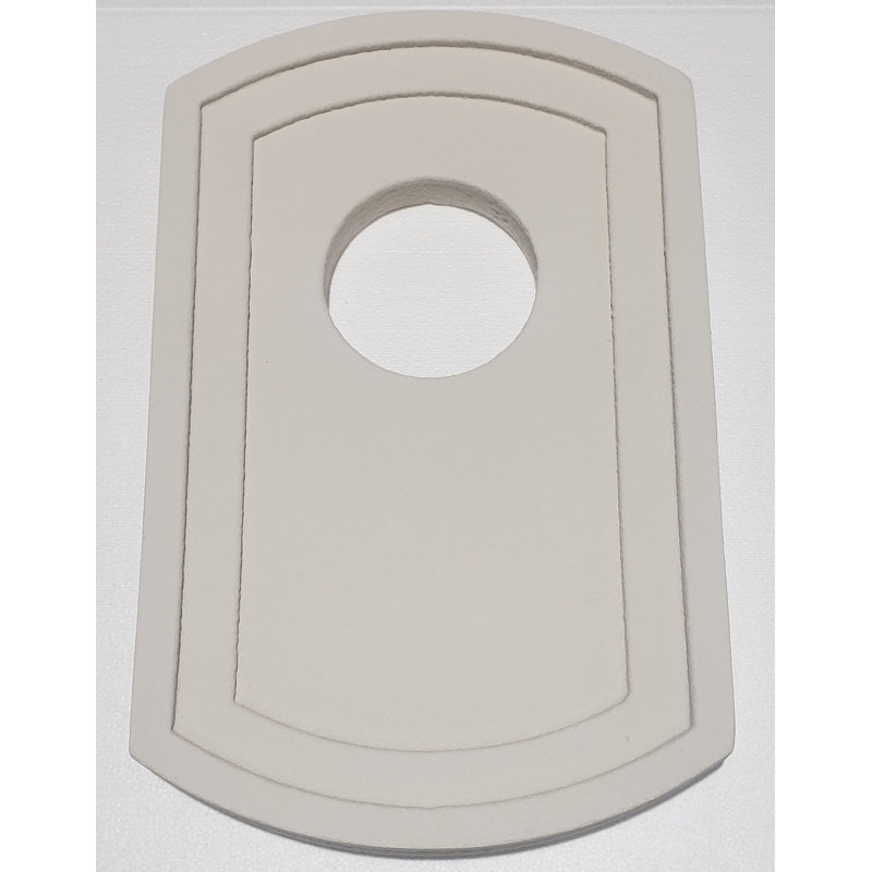Grand luminaire encastré, H 16,75 po x l 10,38 po x P 1,75 po