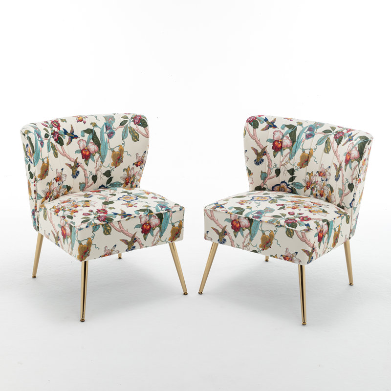 Chaise d'appoint large, Beige