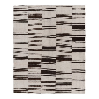 One-of-a-Kind 10'4" X 13' 1950s Wool Area Rug in