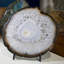 Plaque pittoresque en agate mince polie