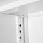 Armoire de rangement en métal avec portes verrouillables et tablette réglable-1809251306
