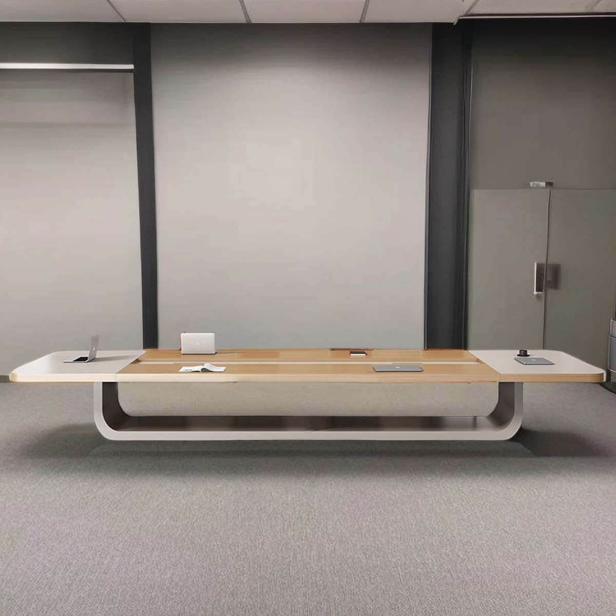Inbox Zero Madailein Rectangle Conference Table | Wayfair