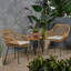Chaise de patio avec coussins (ensemble de 2)-592134901