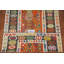 Tapis géométrique en laine Kilim 7 x 7