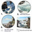 Paysage de plage sauvage I - reproduction sur toile-2056043-2056046