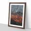 Moon over the Red Mountains in Italy - Picture Frame Painting Print-56738101-56738102
