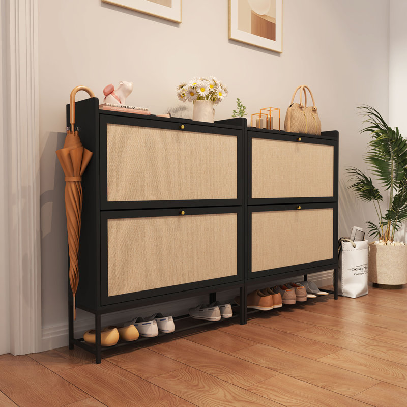 Rangement à chaussures 20 paires, Noir, H 39,37 po x l 31,5 po x P 9,25 po