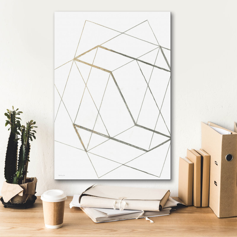  «Lines In My Mind 1» par Stellar Design Studio, art mural sur toile, 18 po x 26 po