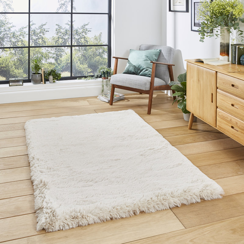 Tamecca area rug Table Tufted Rectangle Beige, Rectangle 60 x 120cm