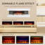 Danniel Steel Electric Fireplace