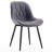 Chardee Upholstered Dining Chairs Faux Leather Waterproof Side Chair With Metal Frame-677716637