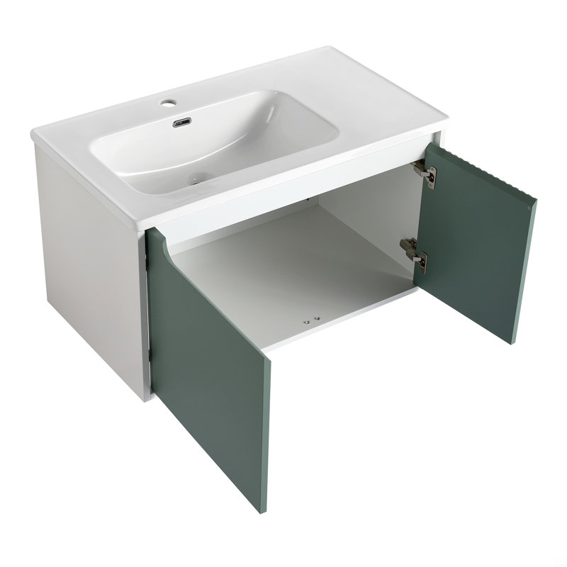 Dessus de meuble-lavabo en céramique 36 po (seulement avec lavabo)