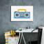 «Retro Boombox» par Ann Kelle Designs, art mural sur toile-64709580