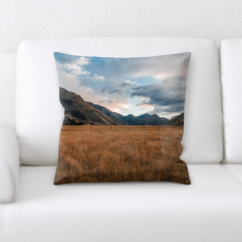 Microsuede Throw Pillow