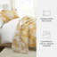 Ensemble de courtepointe légère - couvre-lit matelassé toutes saisons - bouquet vieilli-105628186-105628190