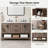 Marissa 60" Freestanding Double Bathroom Vanity with Engineered Stone Top-999023288