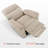 Dual Motor Power Recliner Lift Chair with Massage and Heat, Extended Footrest-1236468993