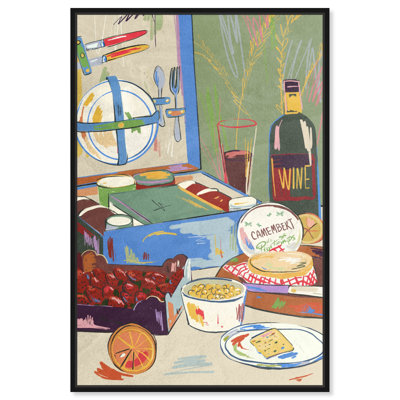 "Wine and More", impression sur toile par Art Remedy