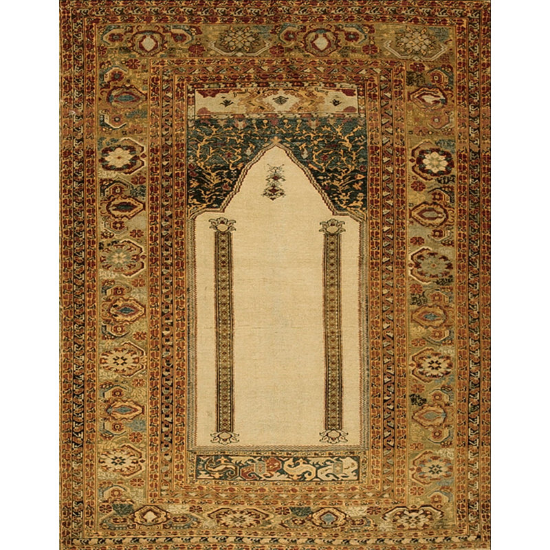 Tapis turc classique Mid-Century Ghiordes