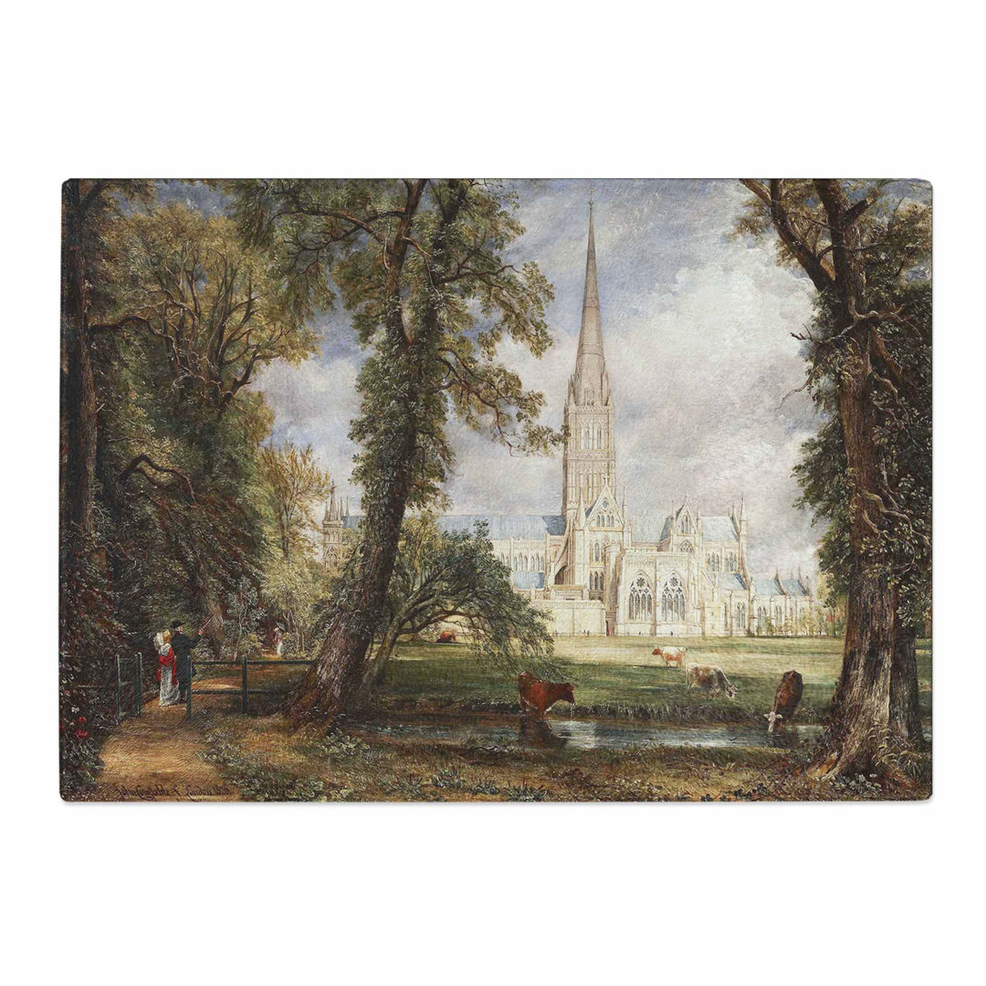 Salisbury Cathedral Vol.1 by John Constable Chopping Board