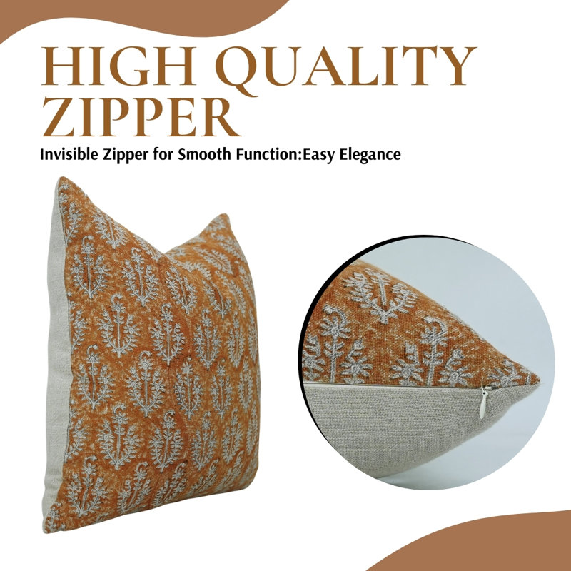 Linen Square Indoor/Outdoor Pillow Cover, 20" x 20"