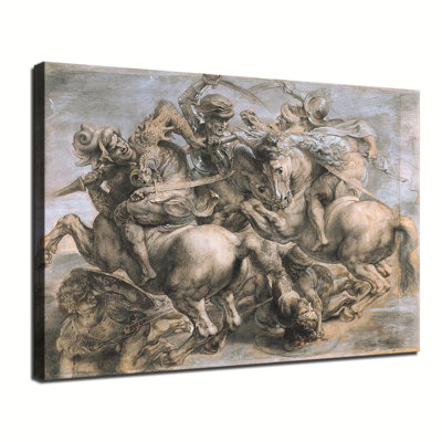 Da Vinci Battle of Anghiari Painting Poster