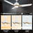 3 - Blade LED Smart Ceiling Fan with Light-91062343-101830622