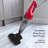 Chilli Tempest 2-in-1 Vacuum Cleaner, Stick & Handheld, with 6 Attachments, Small, Lightweight (3 lb.), 600W, .5L Capacity, Red