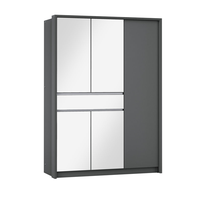 Bolius Manufactured Wood Wardrobe, Grey