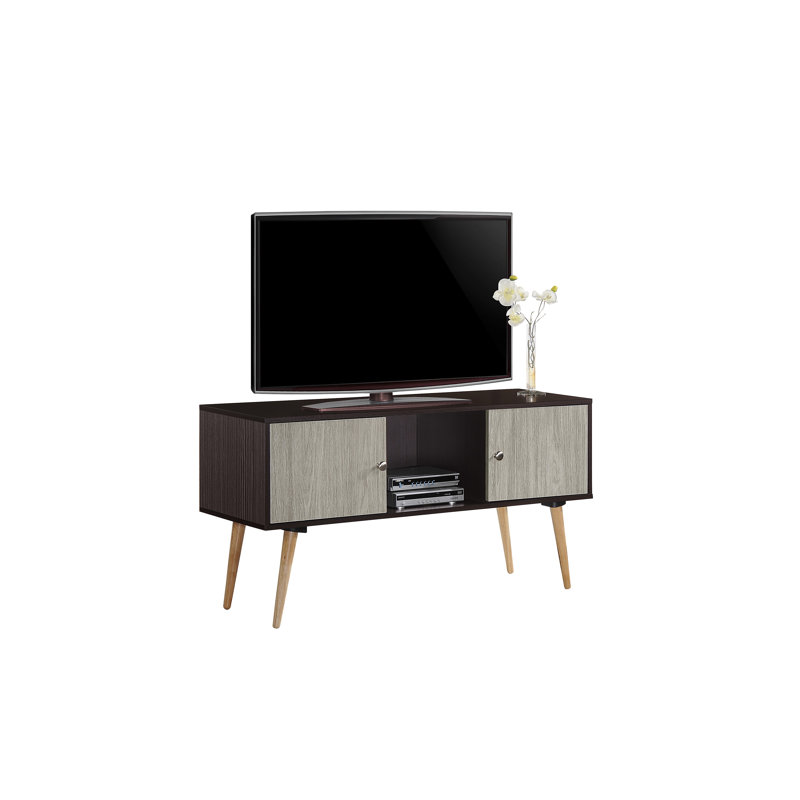 Meuble télé pour téléviseur de 50 po ou moins Benaim, Chocolat