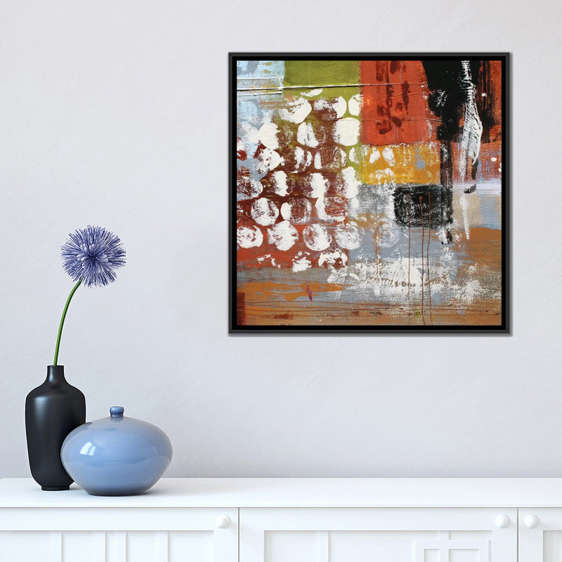 « samedi » par irena orlov, reproduction d’art sur toile tendue, H 18 po x l 18 po x P 1,5 po, Toile encadrée noire