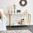 Marble Console Table with Iron Base-1364189435