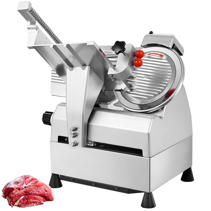 Automatic Meat Slicer, 540W Deli Slicer with Two 10" Stainless Steel Removable Blade