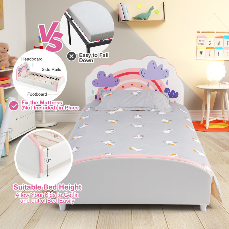 Lit plateforme tapissier pour enfants