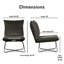 Fauteuil d'appoint sans accoudoirs Tommy Hilfiger Ellington-31775527