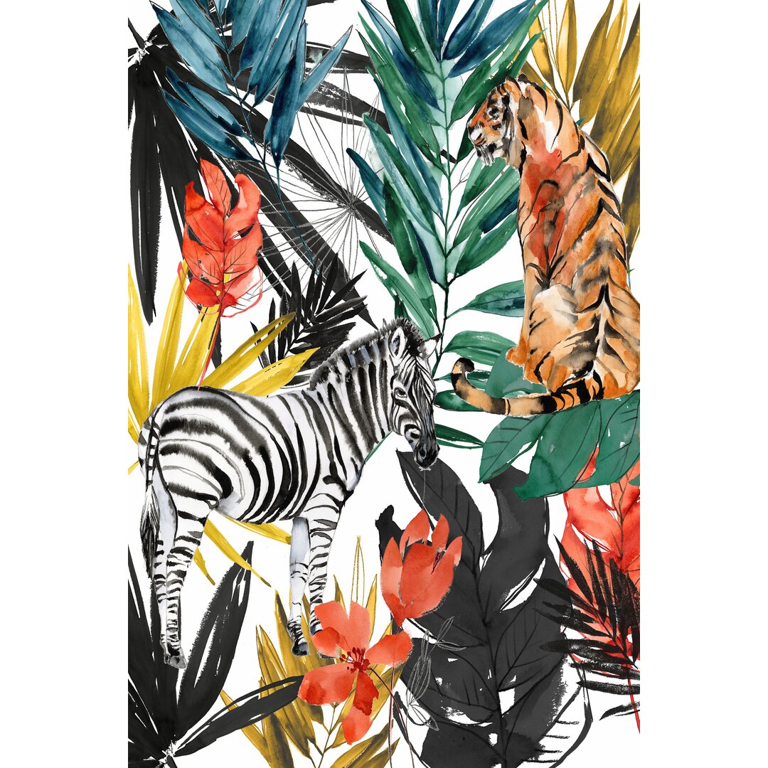 Leinwandbild Jungle Life I von Jennifer Goldberger