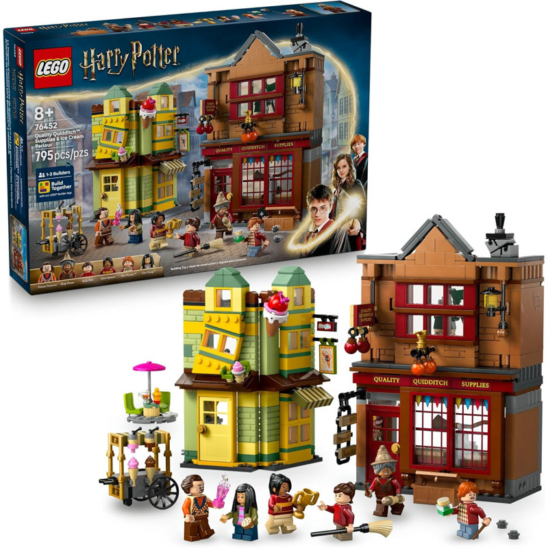 LEGO Harry Potter - Fournitures de quidditch de qualité et jouet de fabrication de crème glacée