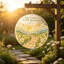 Badge électronique à affichage numérique, attrape-soleil en acrylique avec verset biblique, motif tournesol, décoration religieuse à suspendre à une fenêtre ou un mur, cadeau-371273380