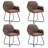 Dining Chairs Upholstered Chair with Metal Legs for Living Room-427850987-488223573