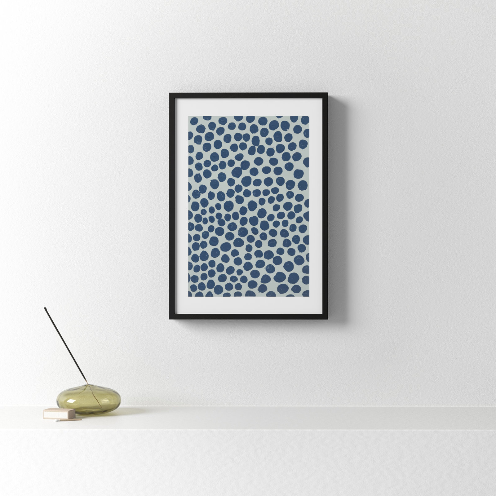 Blackberry On Gray by Michela Sorrentino, Black, 20" H x 14" W x 1.25" D