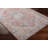Bria Machine Washable Oriental Red/Blue/Ivory Area Rug-1241289652