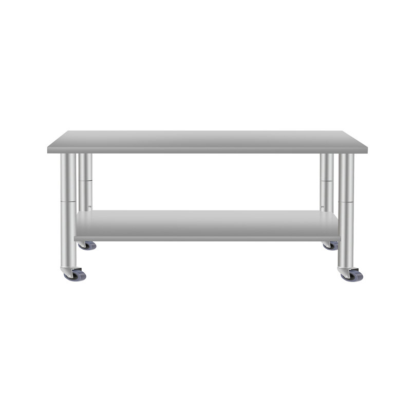 Table de travail commerciale, H 35,50 po x l 60 po x P 24 po