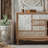 Brown+White Solid + Manufactured Wood Sideboard