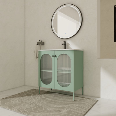 Meuble-lavabo simple avec plateau Emmasophia 30,03