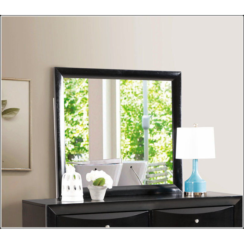 Miroir Glory Furniture Marilla G1500-M, noir, Noir