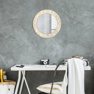 Huldar Glass Flat Wall Mirror