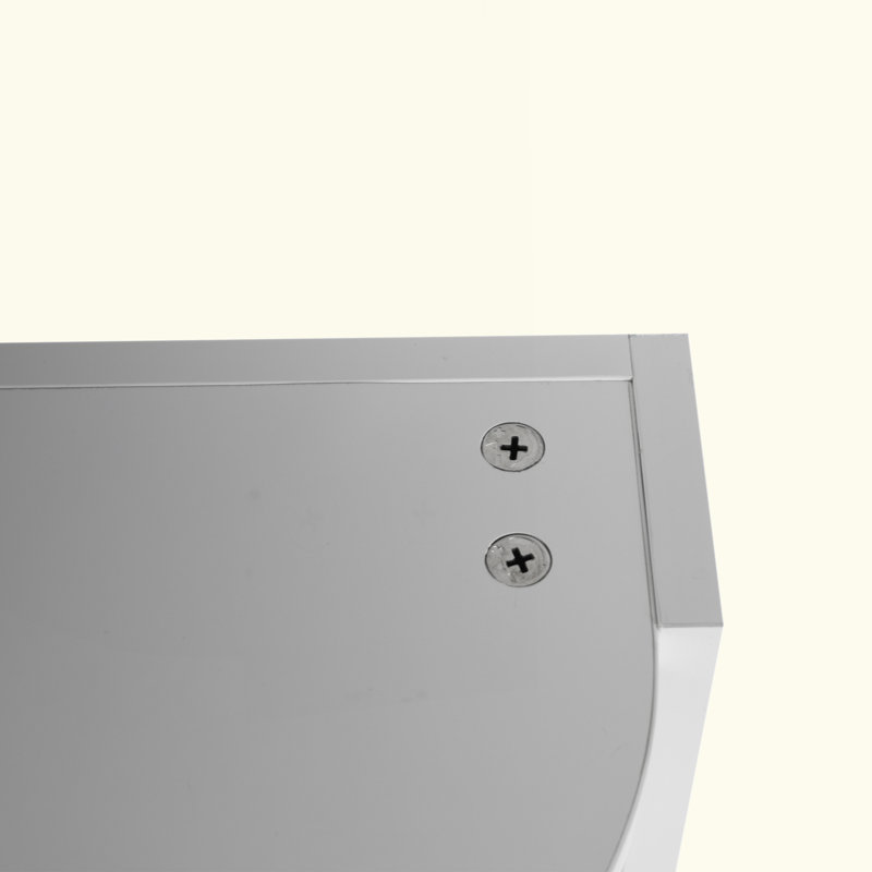 12" Bathroom Wall-Mounted Storage Rack, Float Mounting Design,(KD-Packing), White