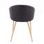 Chaise en métal et similicuir-324647630-324647625