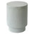 Biddlesden 14" Round Fiberstone Side Table with Ribbed Design – Indoor/Outdoor Accent Table for Patio, Living Room, or Bedroom-1797314490