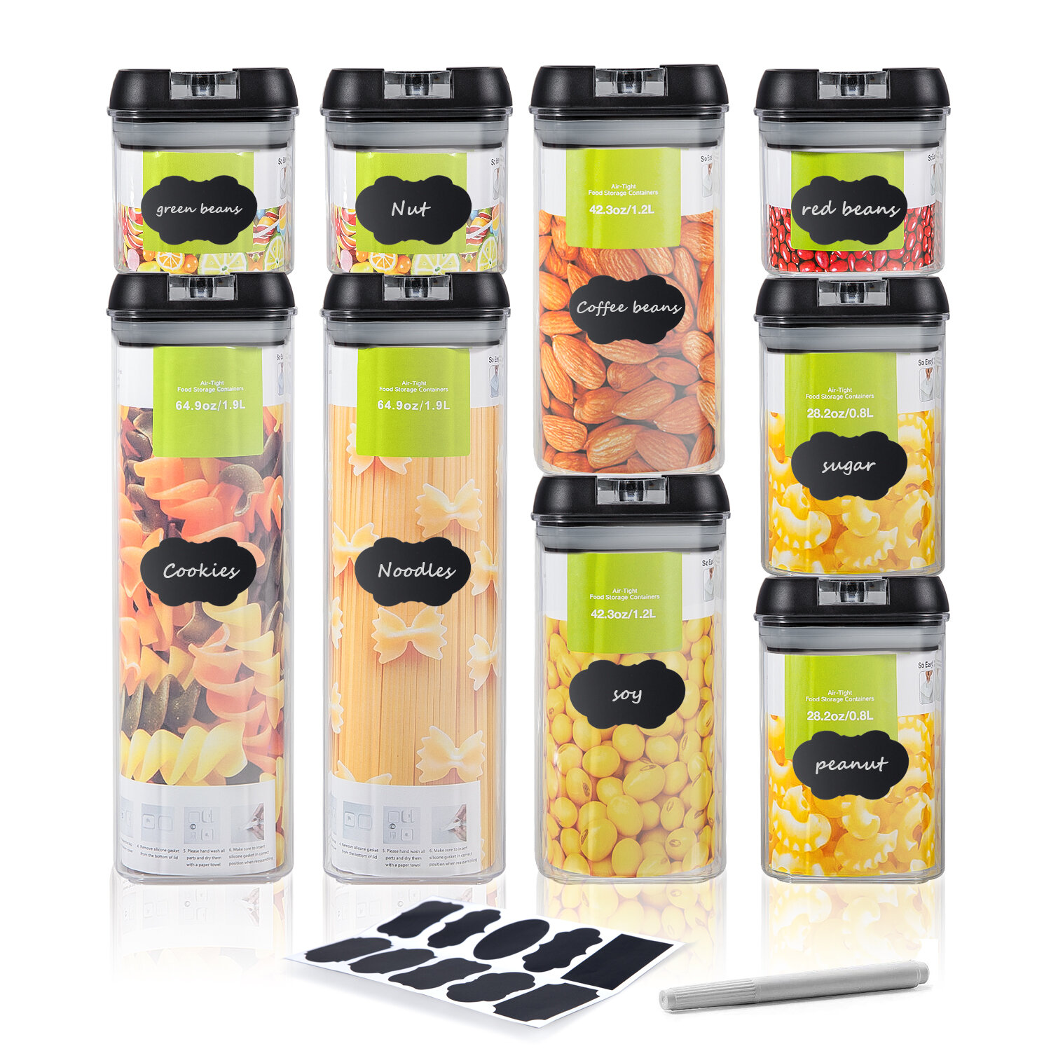 Cenie Airtight Food Storage Container 14 Set Prep & Savour